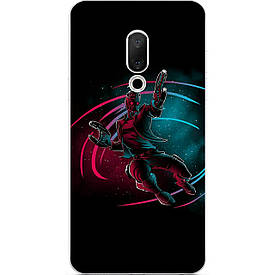 Бампер силіконовий чохол з картинкою для Meizu 15 Plus Герой