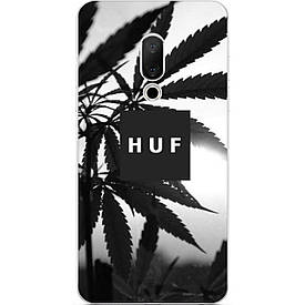 Бампер силіконовий чохол з картинкою для Meizu 15 Plus Huf