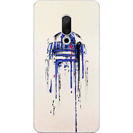 Бампер силіконовий чохол з картинкою для Meizu 15 Plus Робот