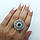 Кільце перстен зі срібла 925 My Jewels із синім фіанітом (розм.18.5мм), фото 2