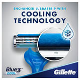 Набір одноразових станків для гоління Gillette Blue 3 Cool Original (6+2 в подарунок) 01147, фото 4