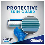 Набір одноразових станків для гоління Gillette Blue 3 Cool Original (6+2 в подарунок) 01147, фото 6