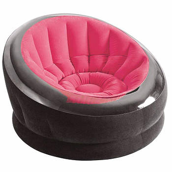 Надувне крісло Intex Empire Chair 112х109х69см, рожевий