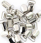 Затискачі, кліпси металеві для панчіх, підтяжок 20 мм, фото 8