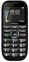 Телефон Sigma Comfort 50 Grand Black Гарантія 12 місяців, фото 2