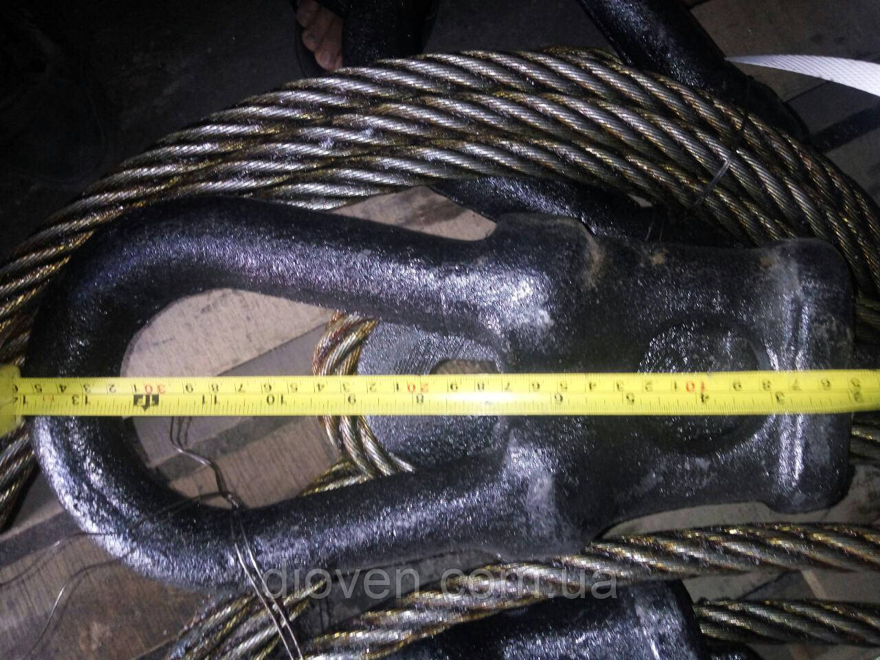 Трос буксирний із кушами 6 м. КРАЗ, МАЗ, КАМАЗ, УРАЛ, трактор, спец. техніка, (Арт. 214-3907010-А)