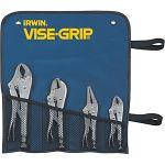 Плоскогубці Vise-Grip з фіксатором Original - набір 4 шт. (10CR, 7R, 6LN, 5WR) в сумці IRWIN T71 (США)