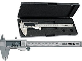 Штангенциркуль електронний, l = 150 мм, точн. +- 0,03 мм YATO YT-7201