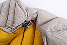 Пуховий спальний мішок Aegismax LETO +7°C +2°C Large 200 см Gray Зелений, фото 10