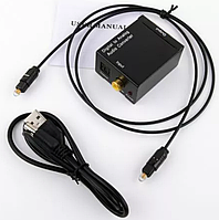 Конвертер цифровой оптический spdif аудио звук в аналог декодер оптика