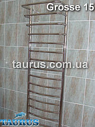 Дуже вузька та довга сушарка для рушників Grosse 15-4/1550x400 з круглої н/ж труби. П-подібний верх