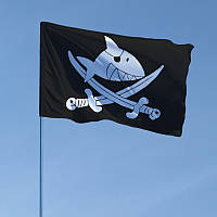 Флаг пиратский Капитан Шарк