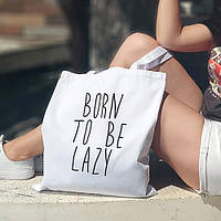 Эко сумка Market "Born to be lazy"