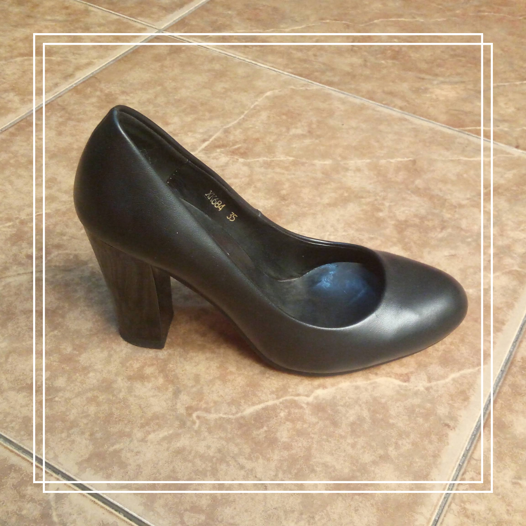 Жіночі туфлі Lino Marano XK684 чорна шкіра, 35