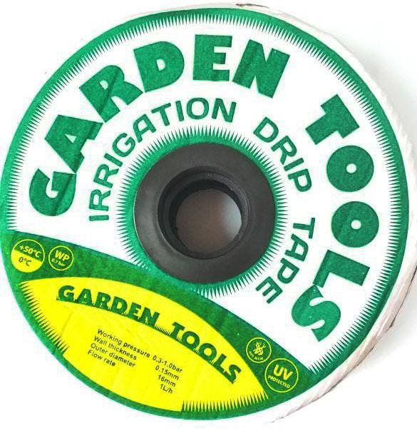 Крапельна стрічка (щелева стрічка) "Garden Tools" 7mil, відстань крапельниць 30 см, 500 м, фото 1