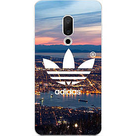 Силіконовий бампер з зображенням для Meizu 15 Plus Adidas