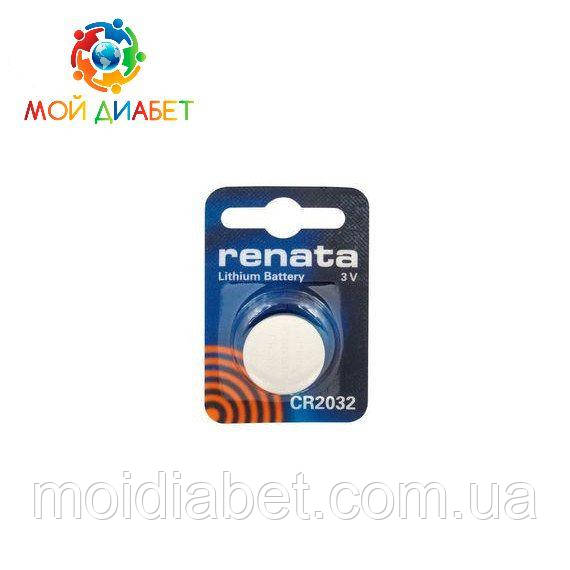 Батарейка Renata CR2032 3V для глюкометрів