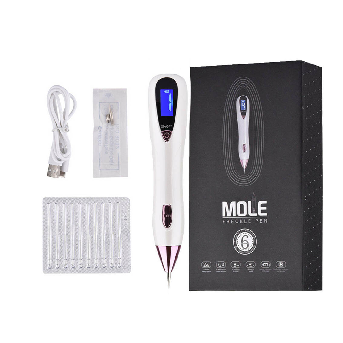 MOLE Freckle Pen, 1 шт., апарат холодної плазми, портативний