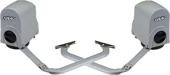 Комплект FAAC 391 24В для розпашних воріт, фото 1