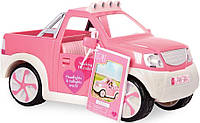 Транспорт для кукол LORI LO37033Z Джип с FM радио, розовый