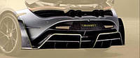 MANSORY rear bumper for McLaren 720S