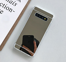 Чохол Mirror case для Samsung Galaxy S10 Plus (G975) силікон дзеркальний золотий