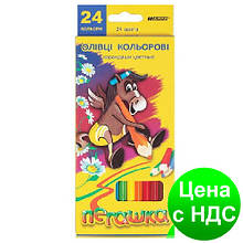 Олівці кольорові "MARCO" Пегашка (24 кольори)