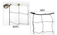 Сетка для волейбола Капрон15 UR (капрон 1,2мм, р-р 9x0,9м, ячейка 15x15см, с метал. тросом)