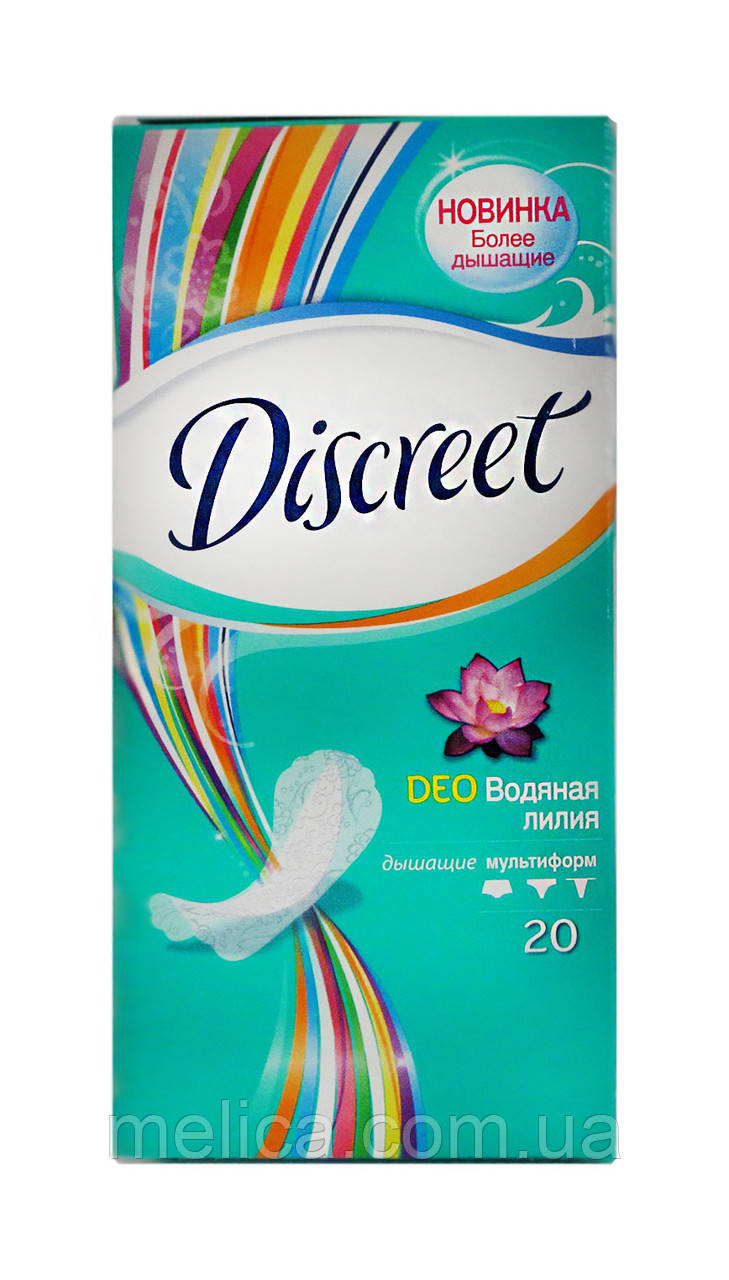 Щоденні прокладки Discreet Deo Water Lily Multiform - 20 шт.