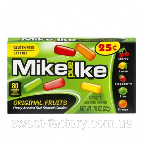 Mike and lke Original Fruit 22g, фото 1