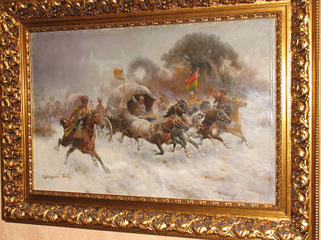 Картина Кінна атака К. Стойлов-Баумгартнер кон 19 століття, фото 2