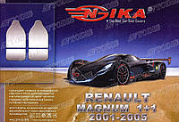 Чохли автомобільні Renault Magnum 1+1 2001-2005 (чорні) VIP ЛЮКС Nika