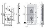Магнітний замок AGB MEDIANA POLARIS WC, зелена бронза (антична латунь), фото 4
