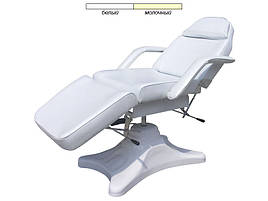 Косметологічна кушетка Біла з гідравлічним регулюванням висоти мод. 234 { H 60 - 80 см }