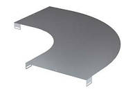 Кришка на кут горизонтальний 90°, основа 300, R=300мм, гарячого цинкування, L5 Combitech, дкс [lk0033]