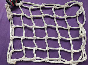 Огороджувальна сітка капрон D 4,5 мм 4 см осередок загороджувальна для спортзалів стадіонів, спортмайданчиків, фото 2