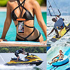 Водонепроникний чохол для смартфона Aqualight світний синій, фото 10