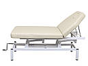 Масажний стіл-кушетка 2-х секційна Бежевий з механічно регульованою висотою мод. 257, фото 7