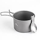 Кухоль титановий Toaks BWL-550-D103 на 550 мл. Чашка з титану., фото 3