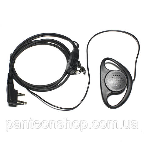 Гарнітура для рації Kenwood-Baofeng (UV-5R,BF-888S,A58S,UV-6) хук V2, фото 1