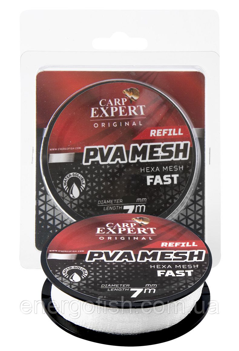 ПВА-сітка 7м 25мм на шпулі Carp Expert Hexa Mesh Fast, фото 1