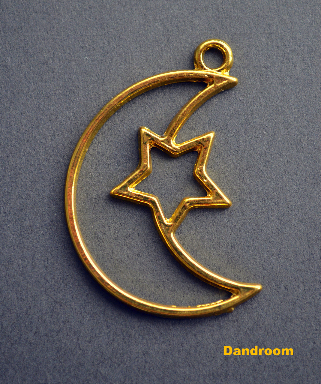 Форма (рамка, підвіска) для епоксидної смоли, Місяць, зірка, фото 1