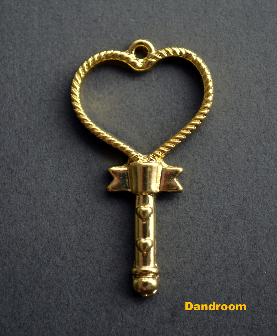 Форма (рамка, підвіска) для епоксидної смоли, Серце-міні, ключик, фото 1