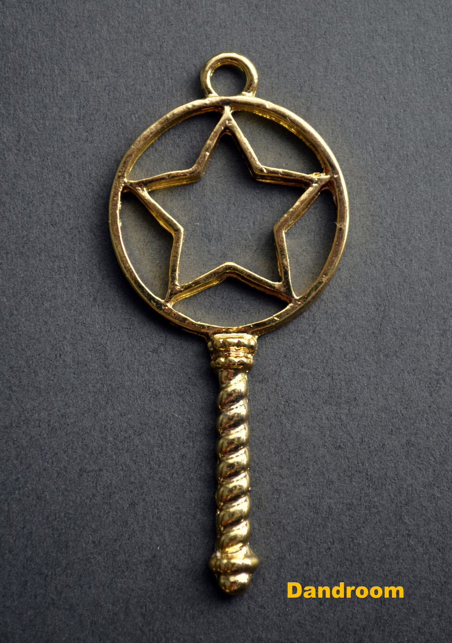 Форма (рамка, підвіска) для епоксидної смоли, Зірка в колі, ключик, фото 1