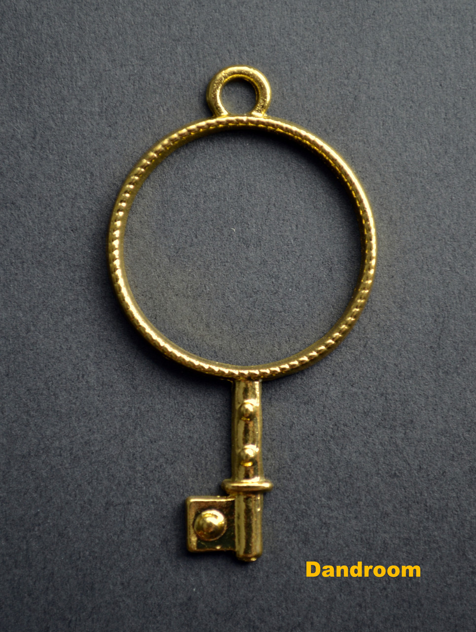 Форма (рамка, підвіска) для епоксидної смоли, Коло, ключик, фото 1