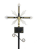 Хрест металевий на могилу №6