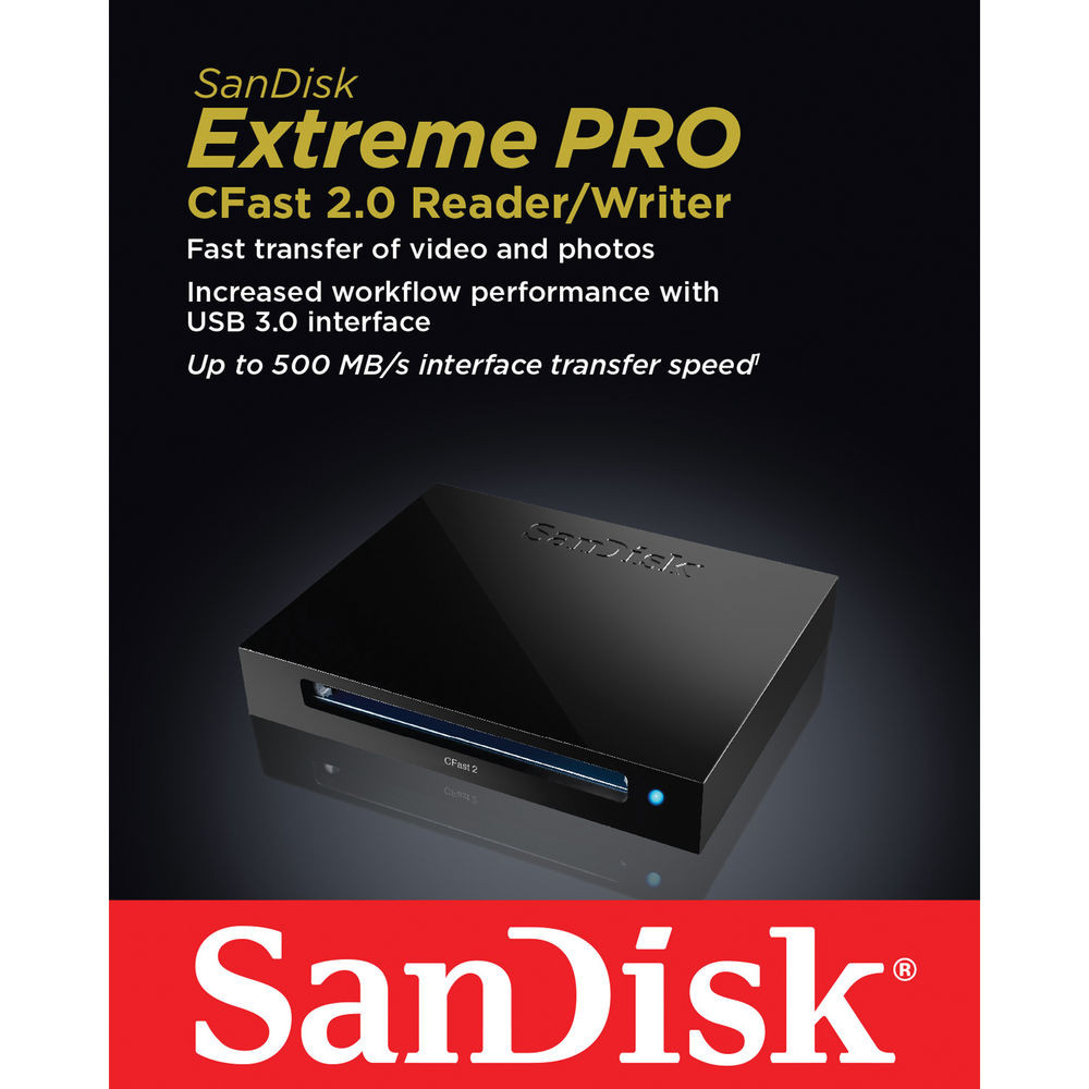 Картридер SanDisk Extreme PRO CFast 2.0 Reader/Writer - фото 5 - id-p104071853