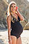 Женский модный купальник для беременных сиреневый, фото 3