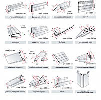 Оздоблювальні планки для вінілового сайдинга "Docke" Деке в асортименті.