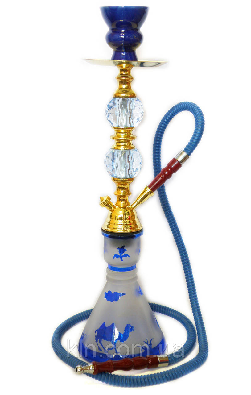 Синій кальян Mars на 1 трубку 48 см (арт. HLF-700) недорогий якісний, фото 1